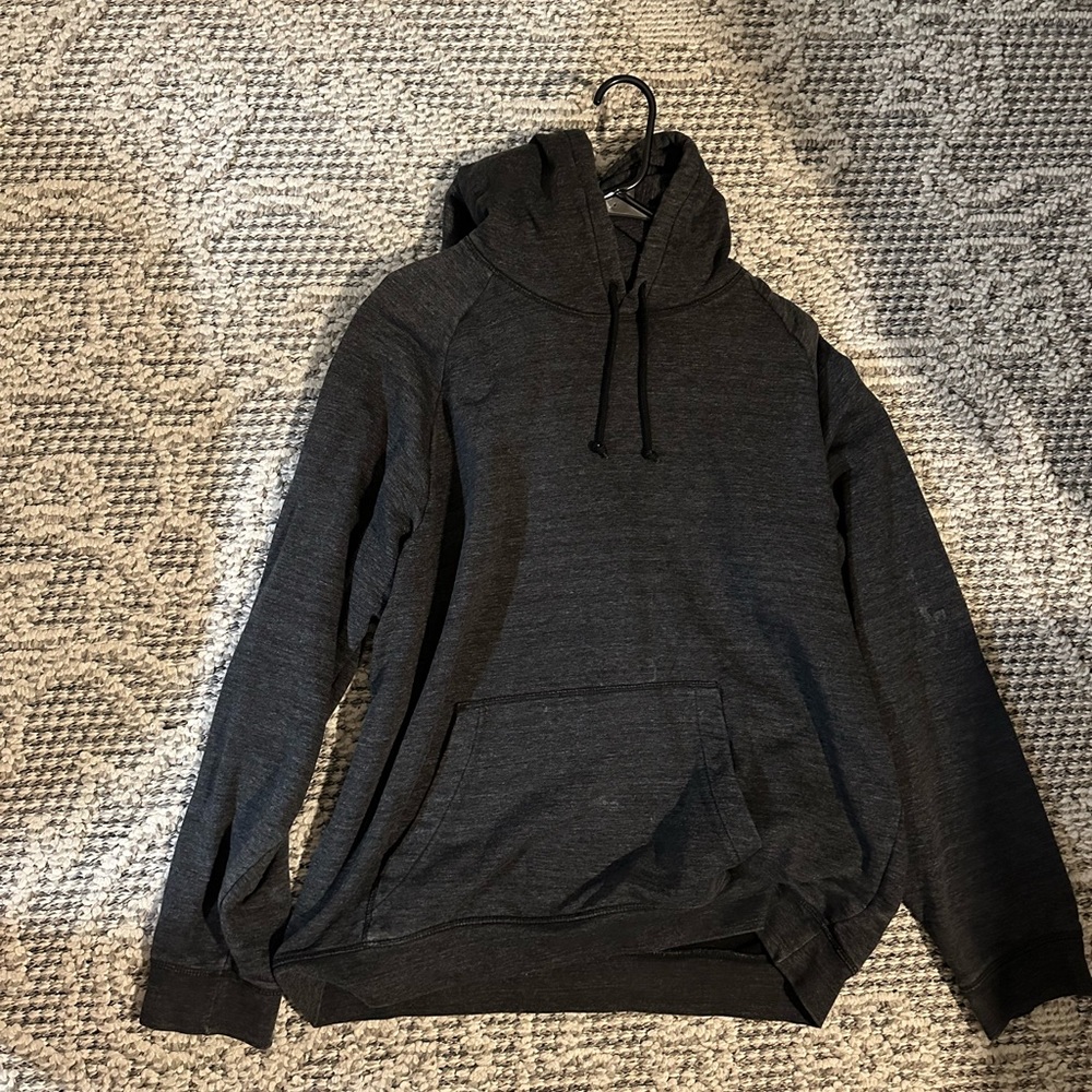 H&M Minimalist Black Heather Hoodie Size XL
